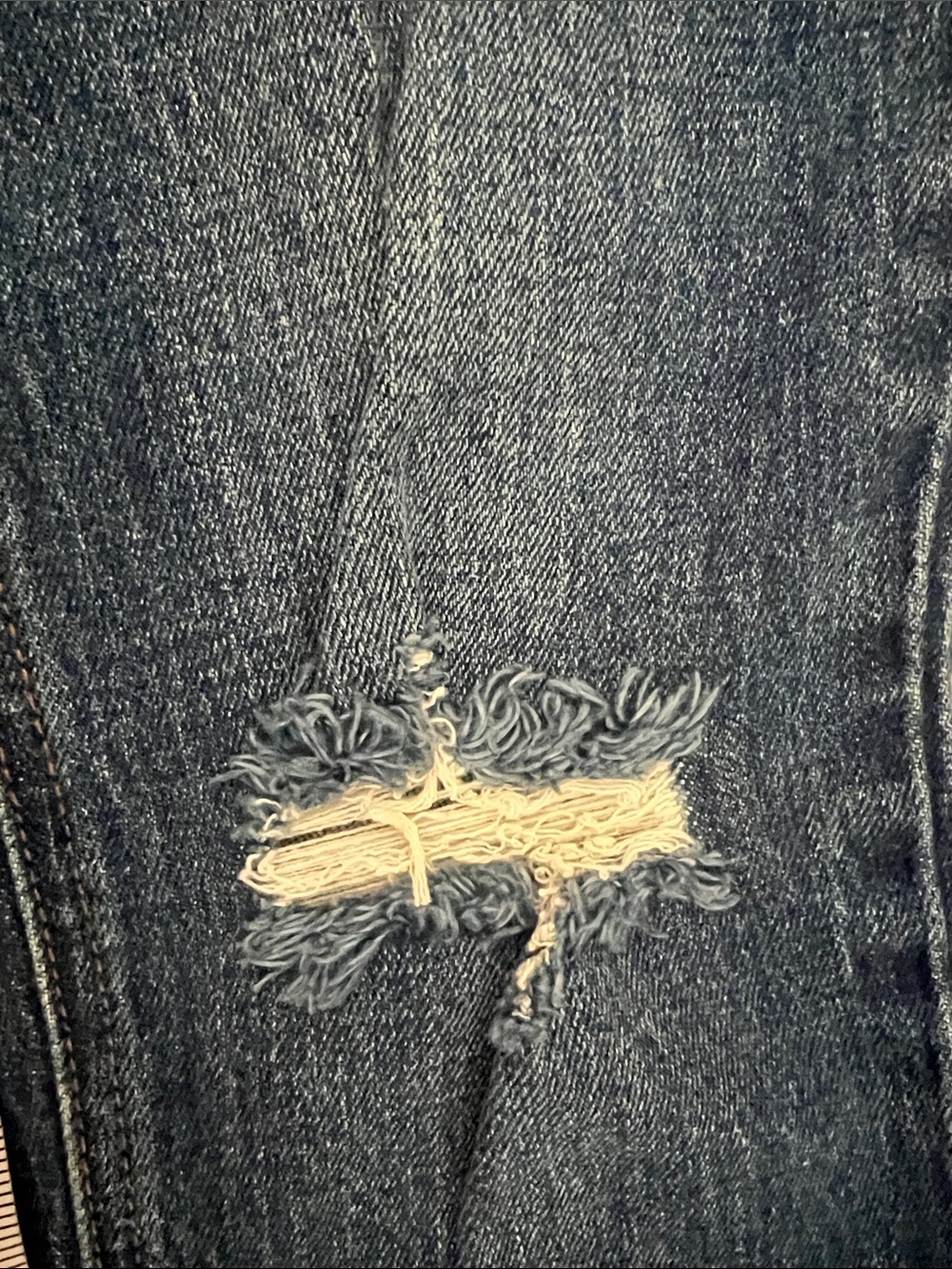 NWT Oat New York High Rise Straight Ankle Jeans Distressed Size 24 - Picture 5 of 12